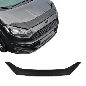 Ford Connect Hood Deflector - Omac - Acrylic - Black - '14-'19 Ford Connect Hood Deflector - Omac - Acrylic - Black - '14-'19